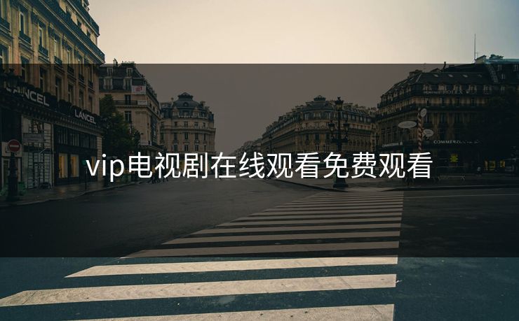 vip电视剧在线观看免费观看